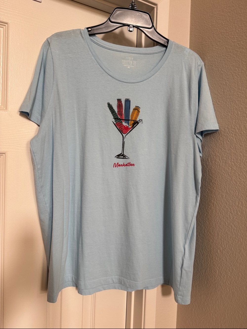 J. Crew Collector Tee Manhattan New York Martini Tee
